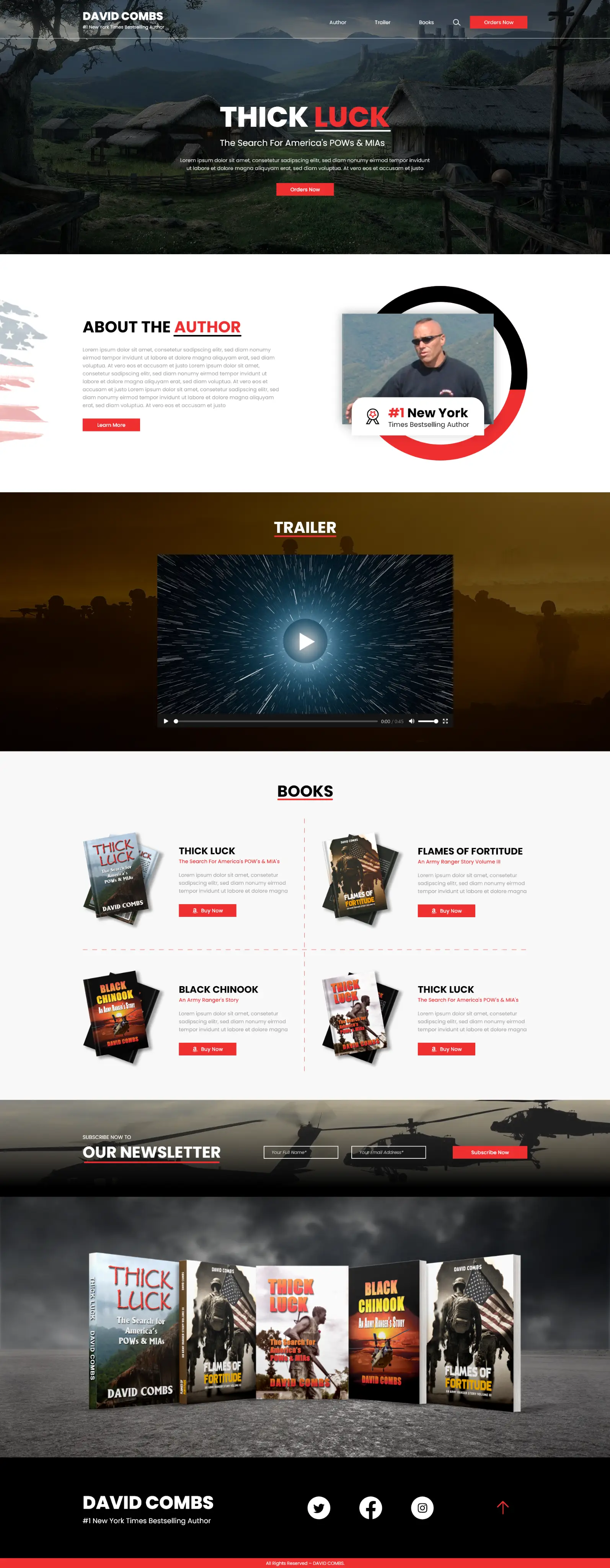 Home services website design project